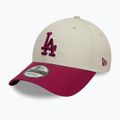 Бейсболка New Era WS Patch 9Forty Los Angeles Dodgers світло-бежева 3