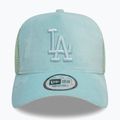 Кепка New Era Velour Trucker Los Angeles Dodgers green pstl 3