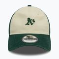 Кепка New Era 9Twenty Trucker Oakland Athletics light beige 3