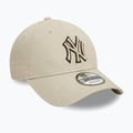 Бейсболка New Era Team Outline 9Forty New York Yankees світло-бежева