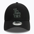 Бейсболка New Era Team Outline 9Forty Los Angeles Dodgers чорна 2