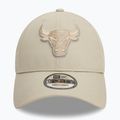 Бейсболка New Era Team Outline 9Forty Bulls світло-бежева 2