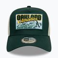 Бейсболка New Era MLB Patch Trucker Oakland Athletics темно-зелена 2