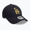 Бейсболка New Era Metallic 9Forty Los Angeles Dodgers темно-синя