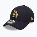 Бейсболка New Era Metallic 9Forty Los Angeles Dodgers темно-синя 3