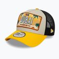 Бейсболка New Era Licence Plate Los Angeles Trucker світло-бежева 2