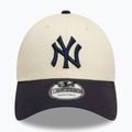 Бейсболка New Era Colourblock 9Forty New York Yankees світло-бежева 3