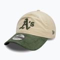 Бейсболка New Era Block Cord 9Twenty Oakland Athletics світло-бежева 3