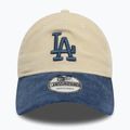 Бейсболка New Era Block Cord 9Twenty Los Angeles Dodgers світло-бежева 3