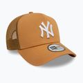 Бейсболка New Era League Essential Trucker New York Yankees темно-бежева