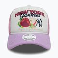 Бейсболка New Era Fruit Graphics Trucker New York Yankees темно-рожева 3