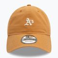 Бейсболка New Era Mini Washed 9Twenty Oakland Athletics темно-бежева 3