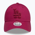 Бейсболка New Era Metallic Logo 9Forty Los Angeles Dodgers темно-червона 3