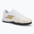Кросівки футбольні чоловічі SKECHERS Skx_1.5 Academy TF white/gold