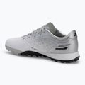 Кросівки футбольні чоловічі SKECHERS Razor 1.5 Academy TF white/silver 3