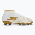 Кросівки футбольні дитячі SKECHERS Skx 1.5 Youth High Jr FG white/gold 2