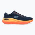 Кросівки чоловічі SKECHERS Arch Fit 2.0 navy leather/multi trim 2
