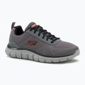 Кросівки чоловічі Skechers Track Leshur charcoal/orange