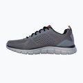 Кросівки чоловічі Skechers Track Leshur charcoal/orange 3