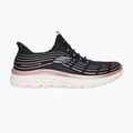 Кросівки жіночі SKECHERS Summits Plus Soft Luster black/rose gold 9