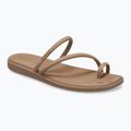 Шльопанці жіночі Crocs Miami Toe Loop Sandal milk chocolate 8