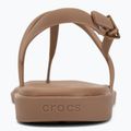 Сандалі жіночі Crocs Miami Thong Flip milk chocolate 6