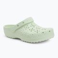 Шльопанці Crocs Classic Floral Cutout Clog jade tint