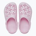 Шльопанці Crocs Classic Floral Cutout Clog pink milk 2