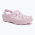 Шльопанці Crocs Classic Floral Cutout Clog pink milk 2