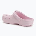 Шльопанці Crocs Classic Floral Cutout Clog pink milk 4