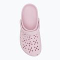 Шльопанці Crocs Classic Floral Cutout Clog pink milk 6