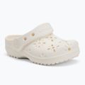 Шльопанці дитячі Crocs Classic Floral Cutout Clog Kids Toddler chalk