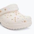 Шльопанці дитячі Crocs Classic Floral Cutout Clog Kids Toddler chalk 8
