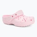 Шльопанці дитячі Crocs Classic Floral Cutout Clog Kids Toddler pink milk