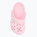Шльопанці дитячі Crocs Classic Floral Cutout Clog Kids Toddler pink milk 6