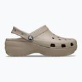 Шльопанці жіночі Crocs Classic Platform Clog taupe 10