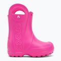 Гумові чоботи дитячі Crocs Handle It Rain Boot Kids Toddler pink crush 2