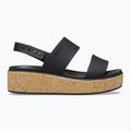 Сандалі жіночі Crocs Brooklyn Cork Low Wedge black/black 2