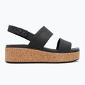 Сандалі жіночі Crocs Brooklyn Cork Low Wedge black/black 2