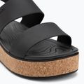 Сандалі жіночі Crocs Brooklyn Cork Low Wedge black/black 7