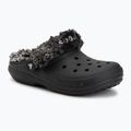 Шльопанці Crocs Classic Fleece Lined black