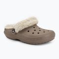 Шльопанці Crocs Classic Fleece Lined mushroom