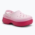 Шльопанці Crocs Classic Stacked Clog dragon fruit 2