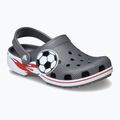 Шльопанці дитячі Crocs Classic Soccer Band Clog Kids slate grey 9