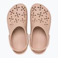 Сабо Crocs Classic Floral Cutout Clog pink caramel 5