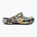 Шльопанці Crocs Classic Painted Floral Black Sand 3