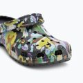 Шльопанці Crocs Classic Painted Floral Black Sand 8