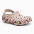 Шльопанці дитячі Crocs Classic Beaded Band Clog Kids quartz 2