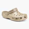 Шльопанці дитячі Crocs Classic Chunky Glitter sandstone