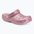 Шльопанці дитячі Crocs Classic Chunky Glitter pink milk